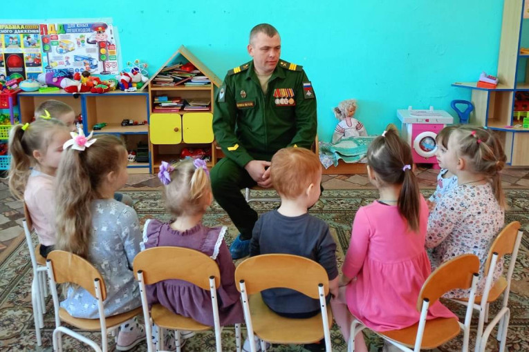 Встреча с участником СВО Встреча с участником СВО.
