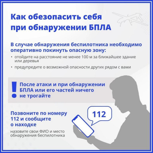 Прокуратура Смоленского района разъясняет правила поведения при атаке БПЛА. Прокуратура Смоленского района разъясняет правила поведения при атаке БПЛА.