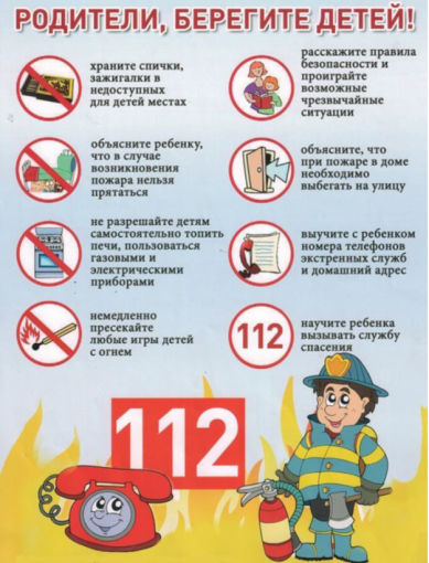 Памятка по пожарной безопасности Памятка по пожарной безопасности.